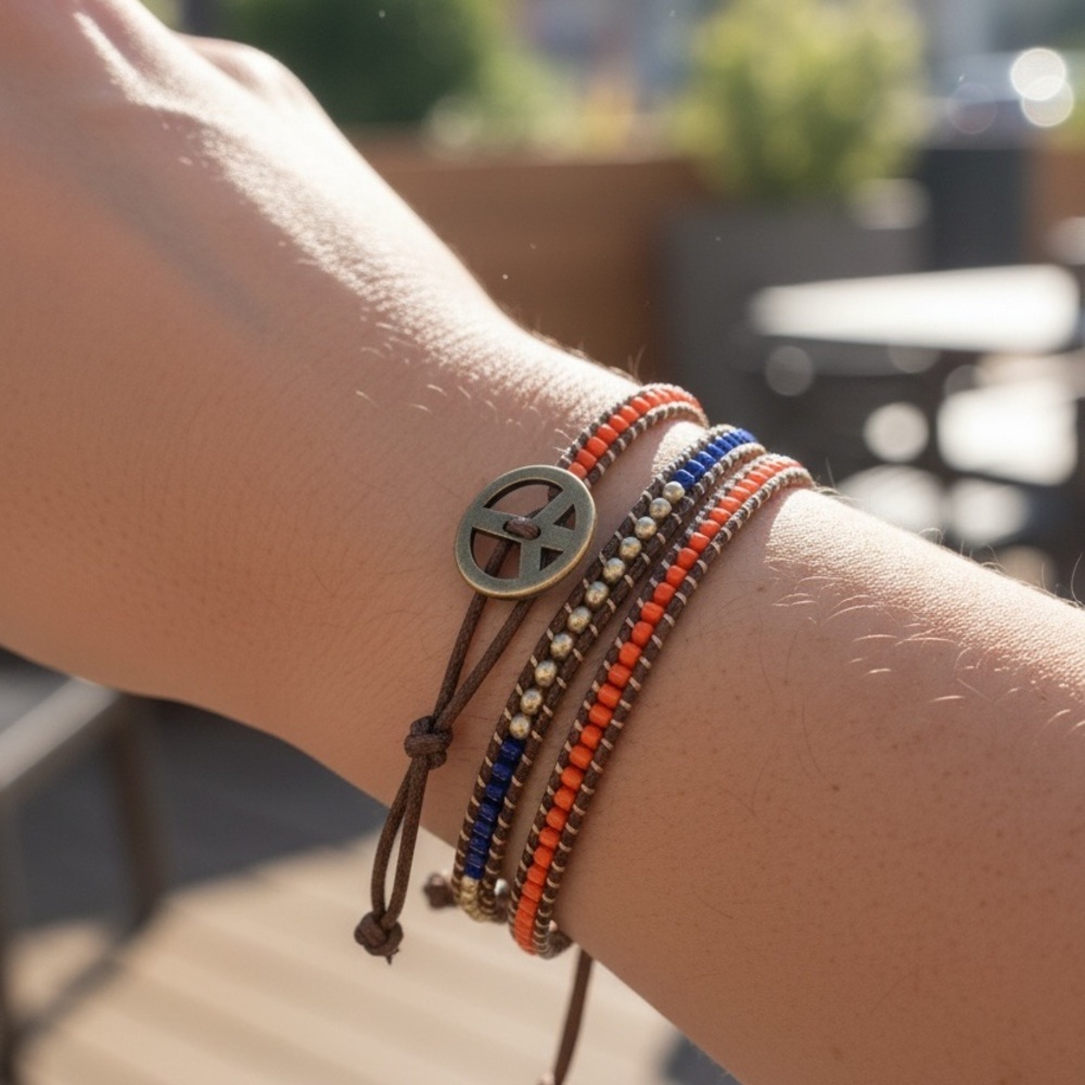 Bohemian Multicolor Beaded Bracelet